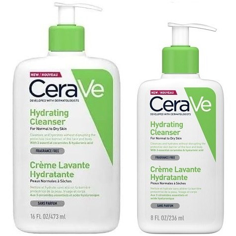 شوینده آبرسان سراوی مدل Cream To Foam مناسب پوست نرمال و خشک حجم 236 میلی لیتر های کپی