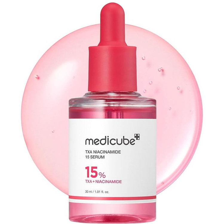 سرم مدی کیوب مدل Tranexamic Acid + Niacinamide 15% حجم 30 میلی لیتر مسترکپی