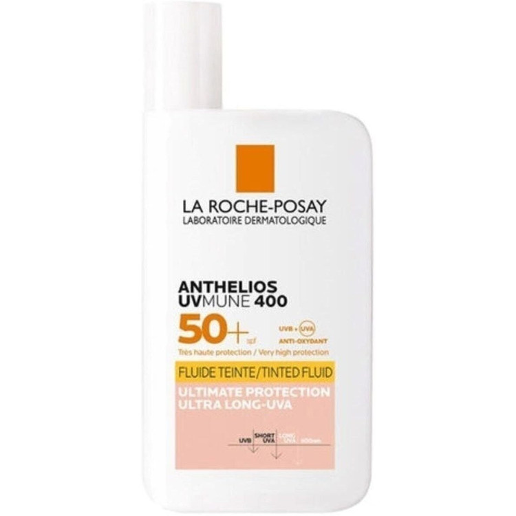 ضد آفتاب رنگی لاروش پوزای مدل Anthelios UVMune 400 Color Fluid SPF50 حجم 50 میلی لیتر های کپی(مستر)