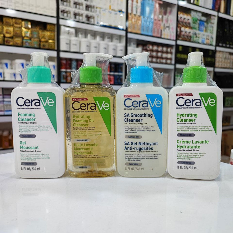 فوم شستشوی روغنی سراوی مدل Hydrating Foaming Oil حجم 236 میلی لیتر های کپی