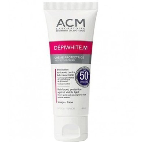ضدآفتاب دپی وایت M رنگی ای سی ام SPF50 حجم 40 میل