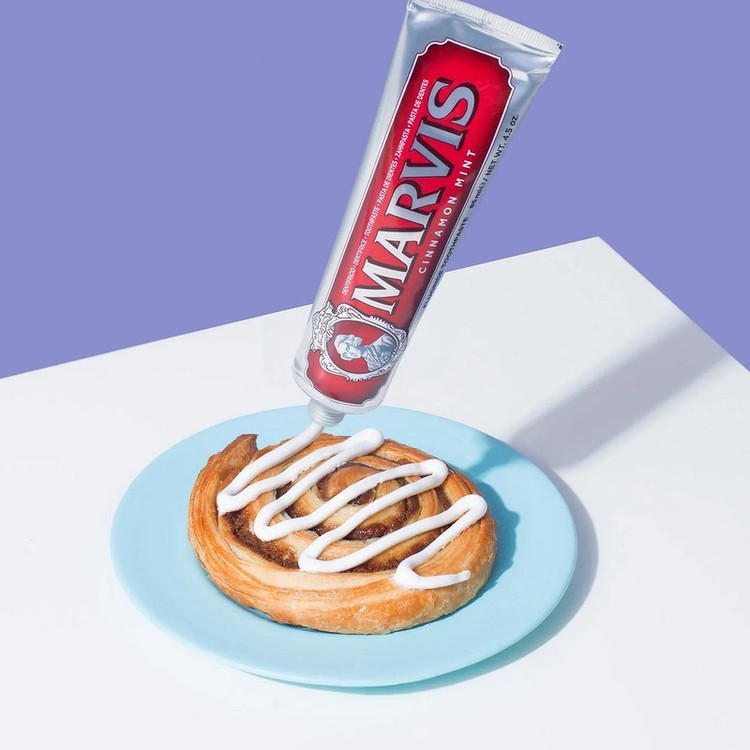 خمیر دندان مارویس مدل Cinnamon Mint حجم ۸۵ میلی لیتر