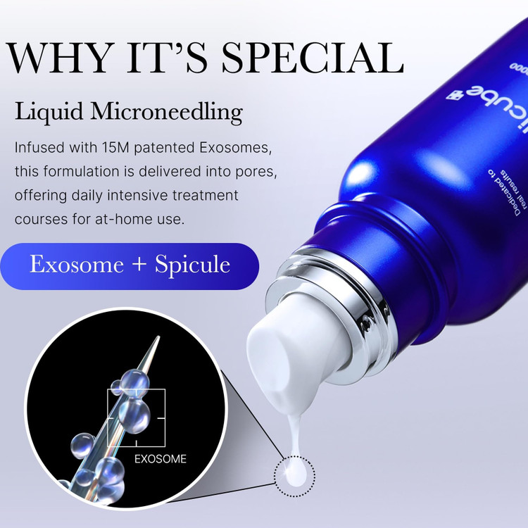 سرم لایه بردار مدی کیوب مدل Exosome Shot 2000 حجم 30 میلی لیتر های کپی (مستر)
