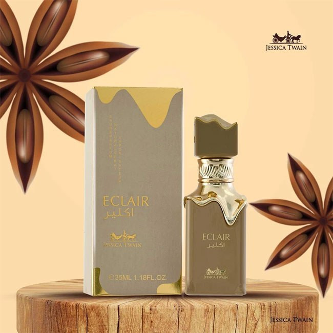 عطر ادوپرفیوم زنانه لطافه اکلایر حجم ۳۵ میلی لیتر رایحه شیرین و گرم شرکتی