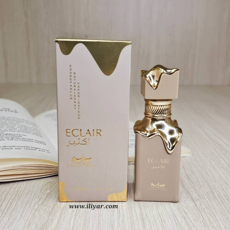 عطر ادوپرفیوم زنانه لطافه اکلایر حجم ۳۵ میلی لیتر رایحه شیرین و گرم شرکتی