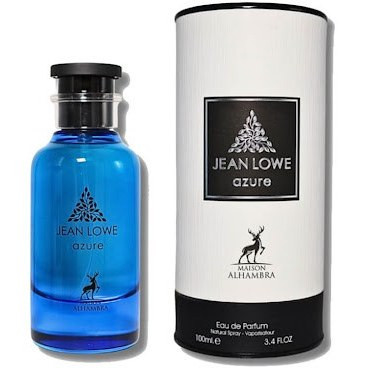 عطر ادوپرفیوم مردانه الحمبرا مدل جین لووه آزور رایحه تلخ حجم ۱۰۰ میلیلیتر شرکتی