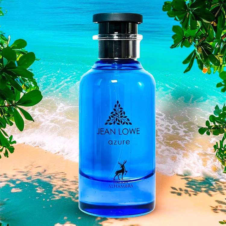 عطر ادوپرفیوم مردانه الحمبرا مدل جین لووه آزور رایحه تلخ حجم ۱۰۰ میلیلیتر شرکتی