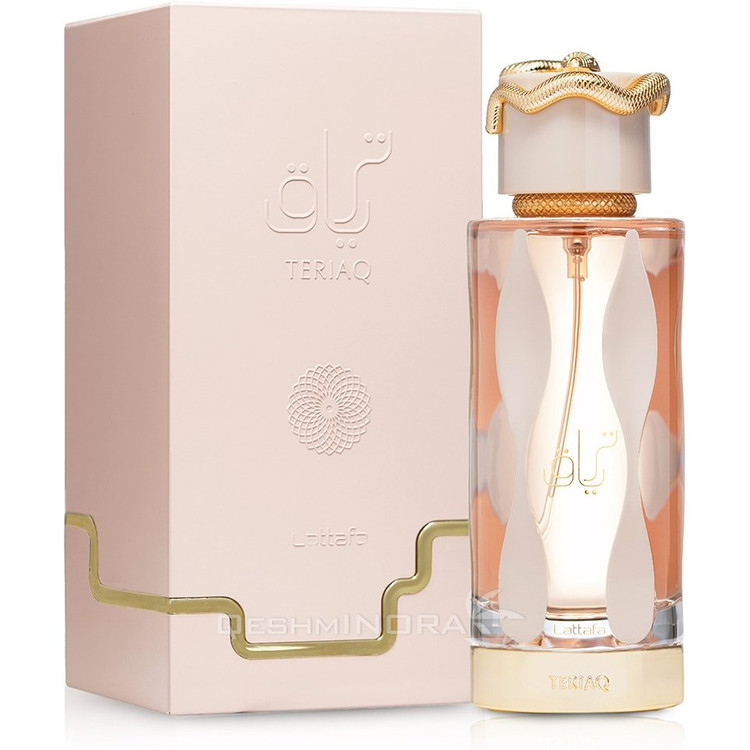 عطر ادوپرفیوم لطافه مدل تریاق رایحه شیرین و گرم شرکتبی