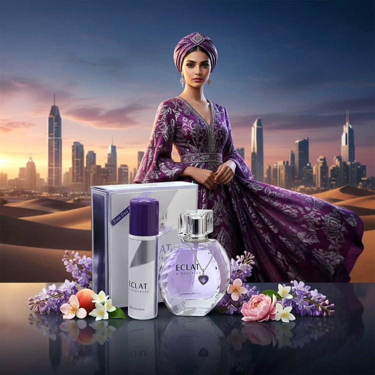عطر ادوپرفیوم زنانه فراگرنس ورد مدل اکلت لا ویولت حجم ۱۰۰ میلیلیتر شرکتی