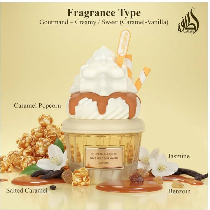 عطر ادوپرفیوم زنانه لطافه گیو می گورماند حجم ۷۵ میلی لیتر شرکتی