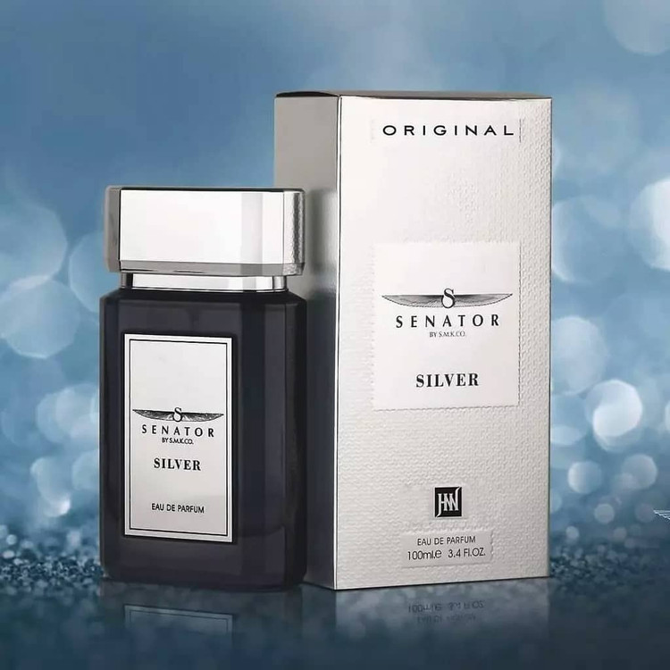 عطر ادوپرفیوم مردانه جانوین مدل سناتور سیلور حجم ۱۰۰ میلی لیتر شرکتی
