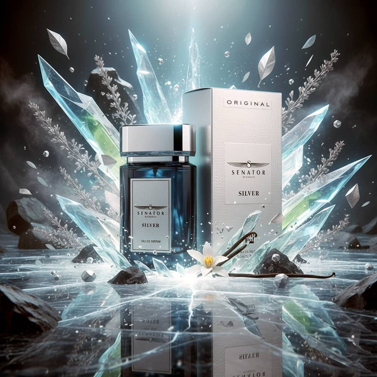 عطر ادوپرفیوم مردانه جانوین مدل سناتور سیلور حجم ۱۰۰ میلی لیتر شرکتی