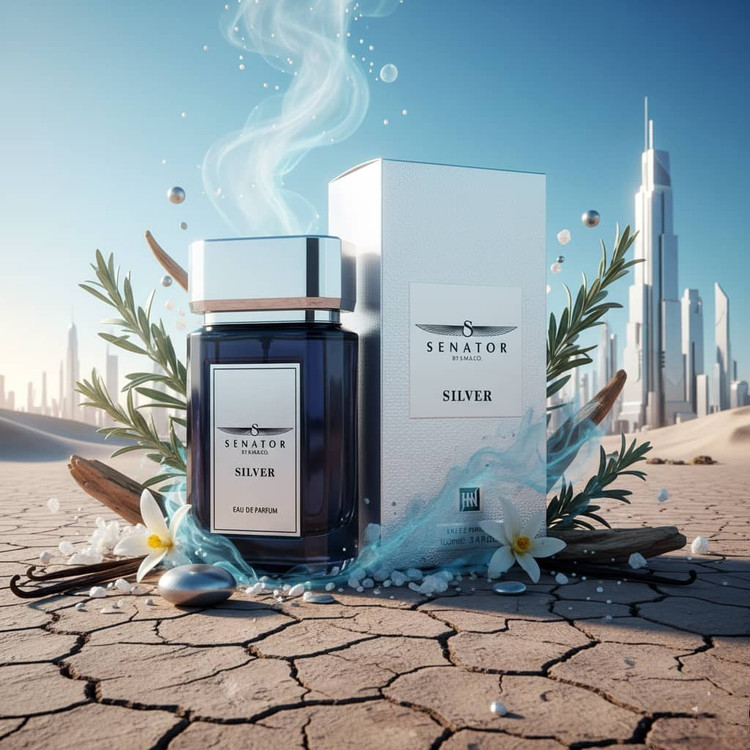 عطر ادوپرفیوم مردانه جانوین مدل سناتور سیلور حجم ۱۰۰ میلی لیتر شرکتی