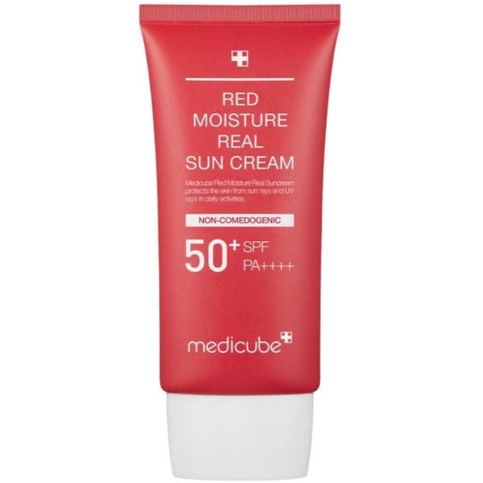 کرم ضد آفتاب مرطوب کننده مدی کیوب SPF50 حجم ۵۰ میلی لیتر های کپی(مستر)