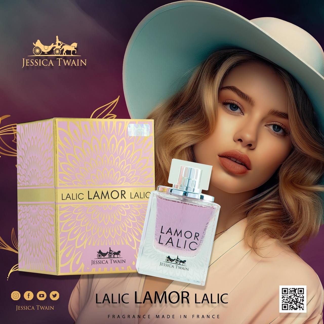 ادکلن لالیک لامور حجم 100 میل شرکت جسیکا تواین شرکتی