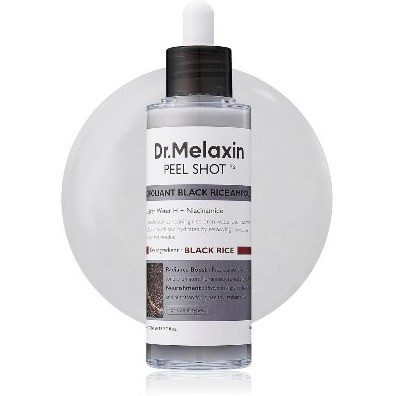 سرم لایه بردار و روشن کننده دکتر ملاکسین پیل شات برنج سیاه حجم 80 میلی لیتر های کپی(مستر)