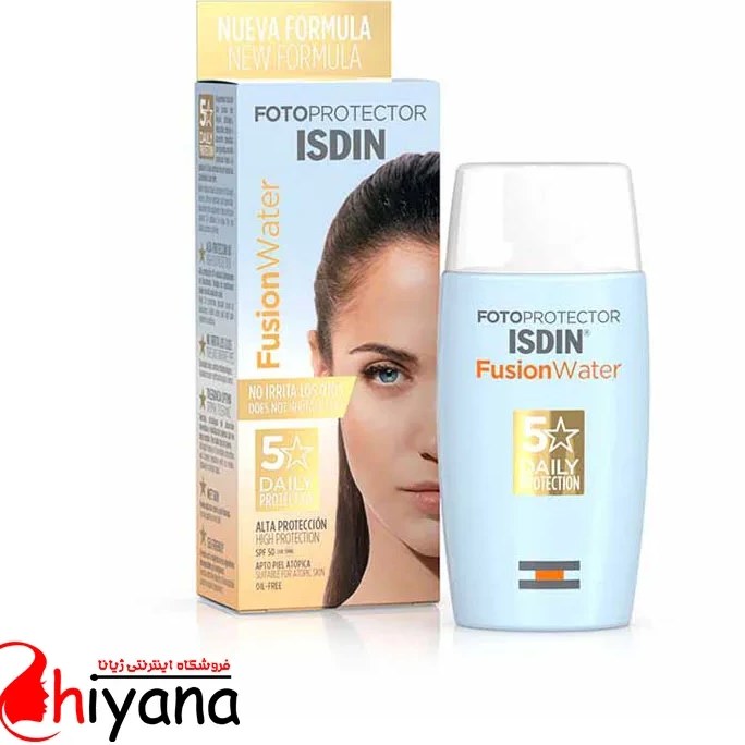 ضد آفتاب فیوژن واتر SPF50 حجم ۵۰ میل بی رنگ کپی