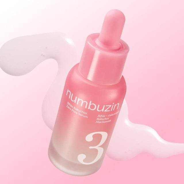 سرم کنترل منافذ نامبوزین شماره 3 بیفیدا باکوچیول numbuzin No.3 Bifida Bakuchiol Zero Pore Serum اورجینال