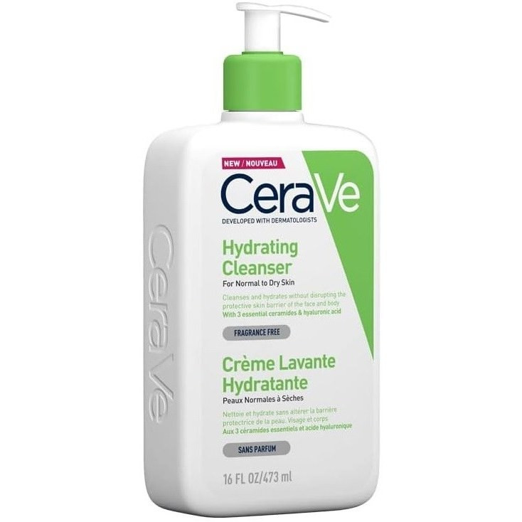 شوینده آبرسان سراوی مدل Cream To Foam مناسب پوست نرمال و خشک حجم 236 میلی (مستر شرکتی)