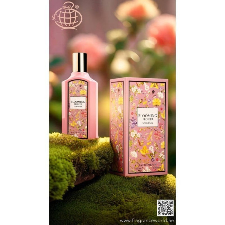 عطر ادوپرفیوم زنانه فراگرنس ورد مدل بلومینگ فلاور گاردنیا رایحه ملایم