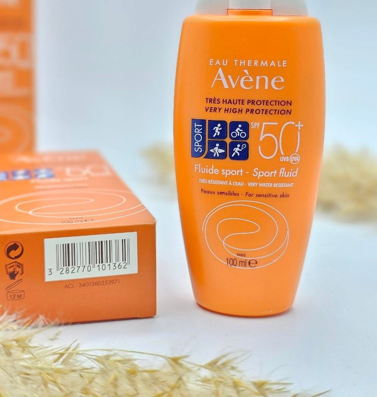 کرم ضد آفتاب بیزانس مدل فلوئید اسپورت حجم ۱۰۰ میلی لیتر SPF50 مناسب انواع پوست کپی