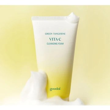 فوم شستشو صورت روشن کننده و ضد لک ویتامین سی نارنگی سبز گودال مدل (مسترکپی) G oodal Green Tangerine Vita-C Cleansing Foam